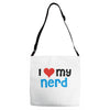 i love my nerd Adjustable Strap Totes