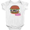 monster burger Baby Onesie