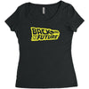 retro back to the future Women's Triblend Scoop T-shirt