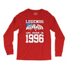 legends are born in 1996 hoodie 5 Long Sleeve Shirts