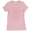 i wear my melanin like a badge of honor Ladies Fitted T-Shirt