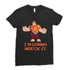 i'm gonna wreck it ralph Ladies Fitted T-Shirt