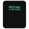 west ham in the blood retro style new Mousepad