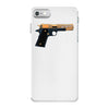 black gold gun pullover iPhone 7 Case