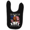 Honor Those Who Place Their Life On The Line Baby Bibs