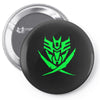 autobot and decepticon symbols Pin-back button