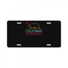 neon sign california republic flag bear License Plate