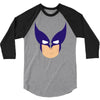 wolverine mask 3/4 Sleeve Shirt