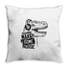 make some noise Throw Pillow