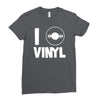 i love vinyl Ladies Fitted T-Shirt
