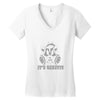it's genetic Women's V-Neck T-Shirt