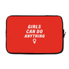 Girls Can Do Anything Laptop sleeve