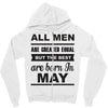 all men are created equal may Zipper Hoodie