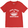 love peace and bacon grease V-Neck Tee