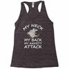 MY NECK MY BACK MY ANXIETY ATTACK Racerback Tank