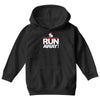 run away rabbit Youth Hoodie