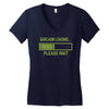 sarcasm loading funny computer tech gee Women's V-Neck T-Shirt