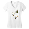 go go go go Women's V-Neck T-Shirt