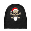 santa skull and crossbones Baby Beanies