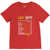 Leo Facts Zodiac V-Neck Tee