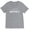 raised by hippies (2) V-Neck Tee