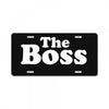 The Boss License Plate