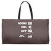 looks feel act 50 Weekender Totes