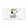 snoopy golf License Plate
