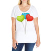 ballon color full Ladies Curvy T-Shirt
