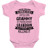 Super Cool Grammy Of A Freaking Awesome Grandson Baby Onesie