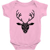 poly deer black Baby Bodysuit