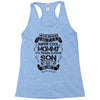 Super Cool Mommy Of A Freaking Awesome Son Racerback Tank