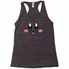 kirby gamer geek snes Racerback Tank