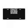 crazy boxer dude License Plate
