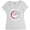 santa claus is coming Women's Triblend Scoop T-shirt