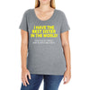 best sister crazy scarry Ladies Curvy T-Shirt