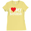i love my boyfriend Ladies Fitted T-Shirt