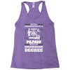 Never Underestimate A Papaw With An Engineer Degree Racerback Tank