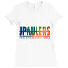 jake paulers colorful Ladies Fitted T-Shirt