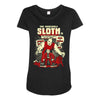 incredible sloth Maternity Scoop Neck T-shirt