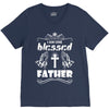 I Am One Blessed Father V-Neck Tee