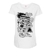 fuck the police Maternity Scoop Neck T-shirt