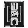 v2 eat sleep computer mouse iPad 3 and 4 Case