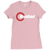 top dad mens funny novelty (2) Ladies Fitted T-Shirt