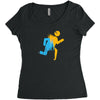 Portal Man Women's Triblend Scoop T-shirt