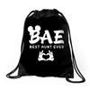 Bae Best Auntie Ever Drawstring Bags