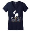 proud Autism  mom Women's V-Neck T-Shirt