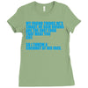 my friend thinks he's smart Ladies Fitted T-Shirt