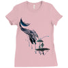 chance of scattered showers Ladies Fitted T-Shirt