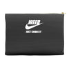 weed   just smoke it   mens funny Accessory Pouches